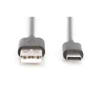 Digitus AK-300154-018-S USB Type-C és USB Type-A kábel 1,8 m 480 Mbps 3A fekete USB PD #2