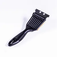 IRIS KT-193 grillkefe réz és rozsdamentes acél sörték polipropilén markolat 21 x 7 cm