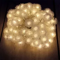 IRIS 314-16 Zúzmara alakú 3cm 10m meleg fehér 80db LED-es USB-s fénydekoráció #2