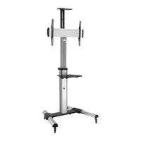 Stell 35050153 SOS 4100 profi prezentációs állvány 50 kg VESA 200x200 600x600 40"-100" ezüst acél