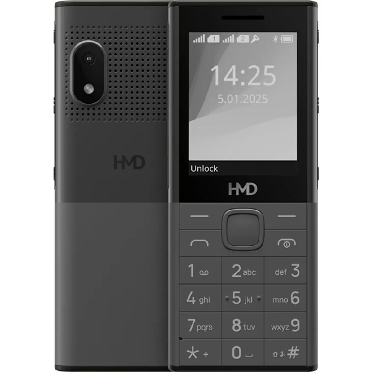 HMD SP01Z07Z2205Y 150 Music DualSIM 2,4" USB-C 2500 mAh MicroSD sötétszürke IP52 #1