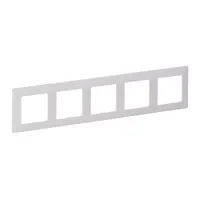 Legrand 754005 Valena Life 5-ös keret fehér műanyag IP20 vízszintes és függőleges 370 x 86 x 10 mm #2