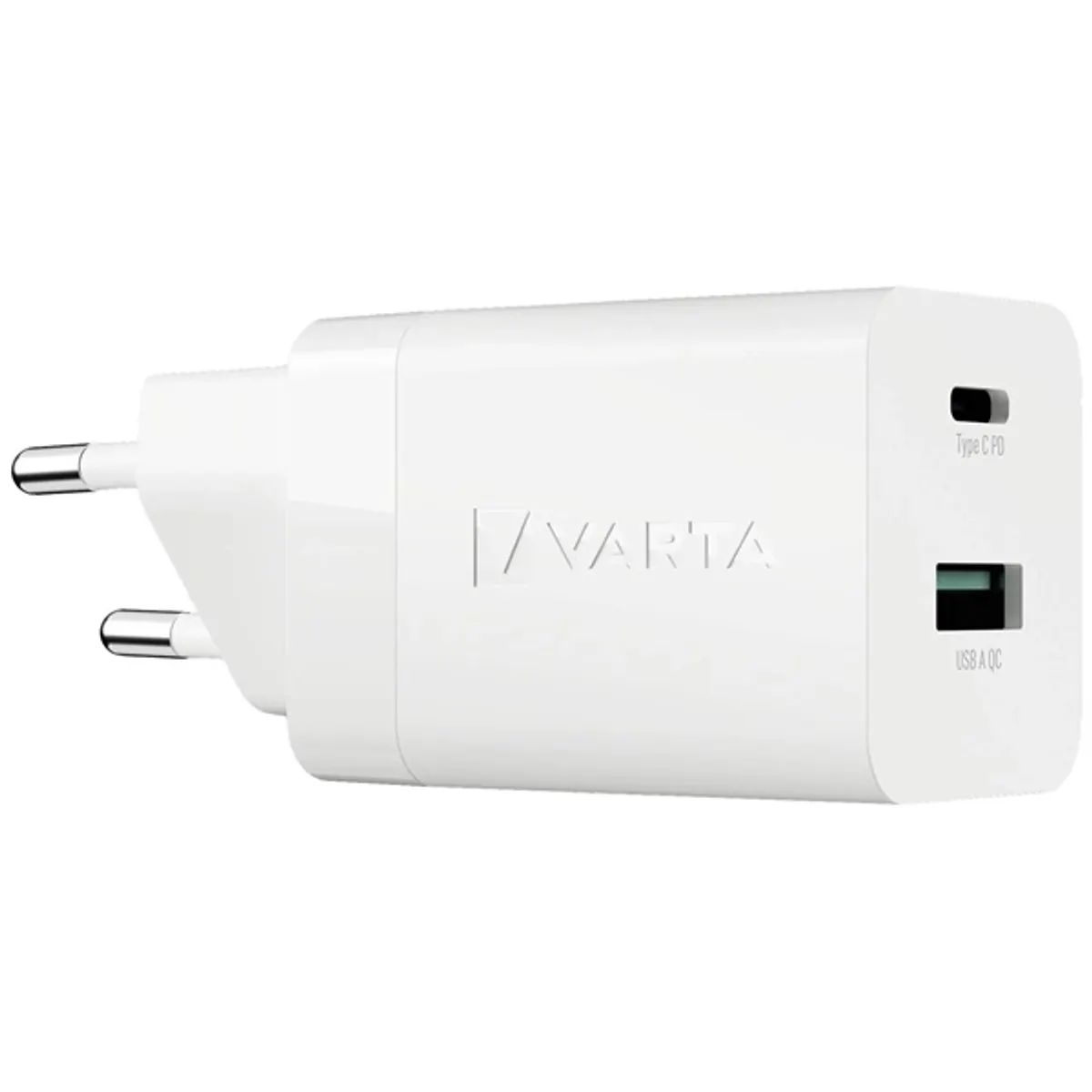 VARTA 57955101111 Speed Charger GaN PD USB C 20W és USB A 18W Fehér #1