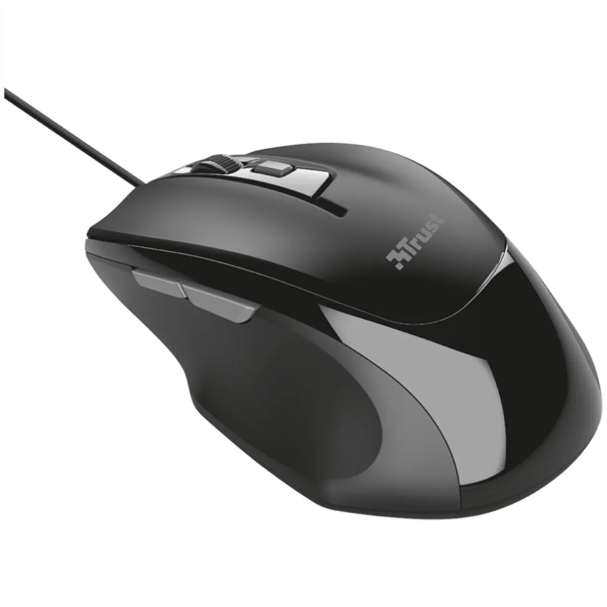 Trust 23650 Voca optikai egér USB 2.0 2400DPI 6 gomb fekete #1