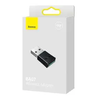 Baseus ZJBA010001 BA07 USB-A Bluetooth adapter 5.3 20 m Windows 8.1 10 11 fekete #8