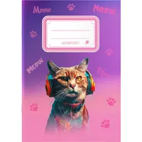 ICO 7500085023 Süni Cats A5 vonalas füzet