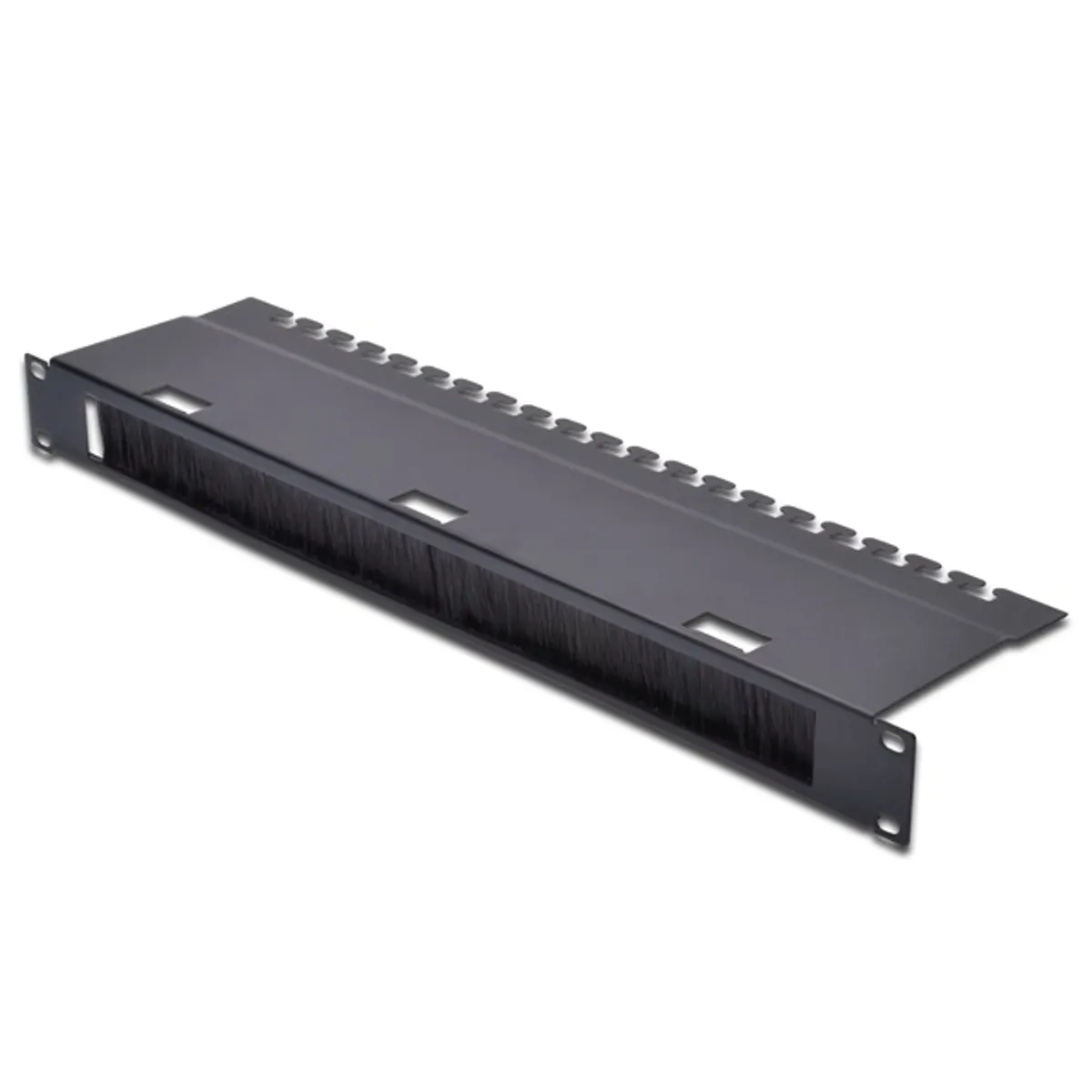 DIGITUS DN-19 ORG-3U-SW kábelrendező panel 19" fekete 1U #1