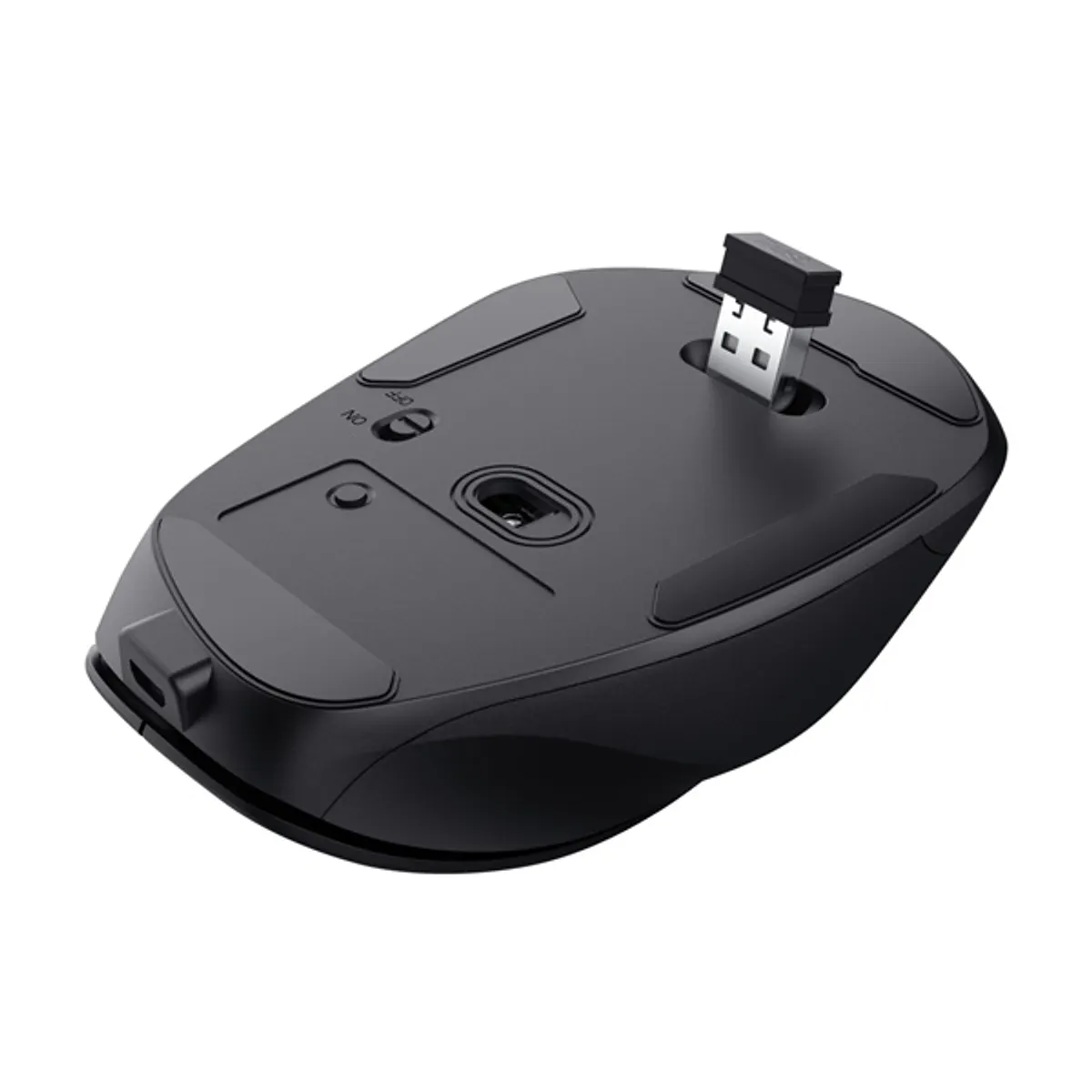 Trust 24727 Fyda Eco optikai vezeték nélküli egér 2400dpi USB vevőegység újratölthető #3