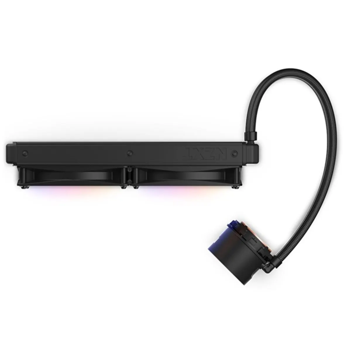NZXT RL-KR280-B1 Kraken 280 RGB fekete 2x140mm PWM LCD 2800 RPM pumpa AM5 AM4 LGA 1700 1200 115X radiátor 280mm #2