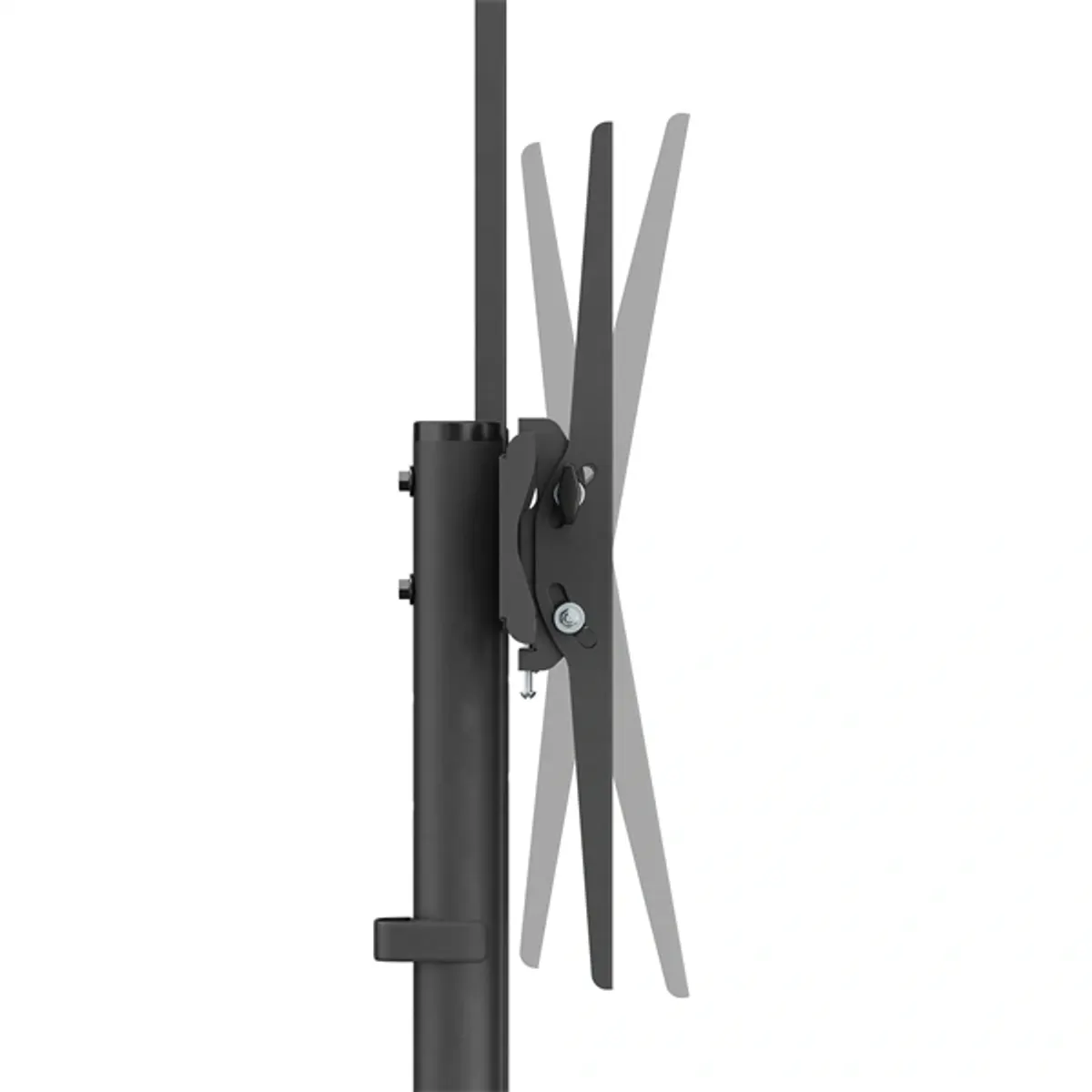 SBOX FS-401-2 guruló tévé állvány 37"-70" 600x400 45 kg döntés 12 fok magasság 1337-1445 mm #5