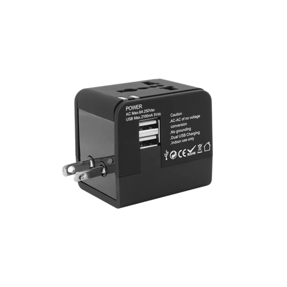 SBOX TA-23 65W HP laptop töltő adapter fekete USB USB #3