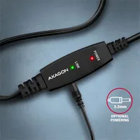 Axagon ADR-220B aktív USB hosszabbító kábel 20 m fekete USB A USB B #6
