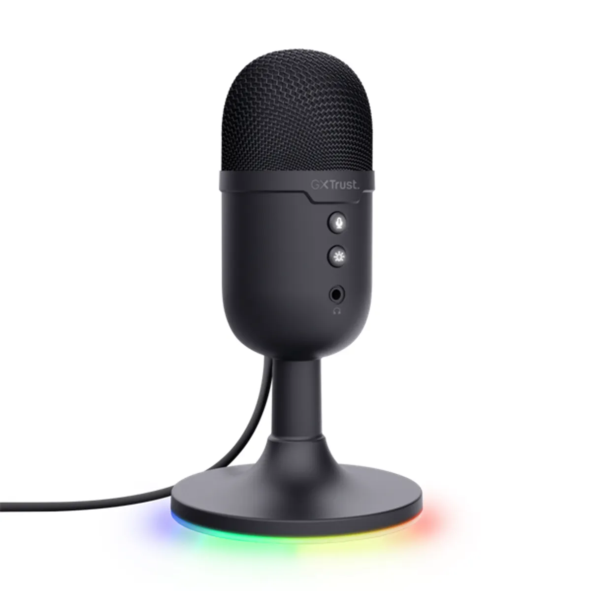 Trust 25372 GXT234 Yunix streaming és podcasting mikrofon USB 3,5mm 180 cm fekete gamer #2