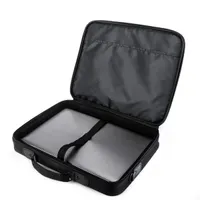 TOO SBSW028B156 Notebook válltáska poliészter fekete piros dekor csíkkal 15,6" #2