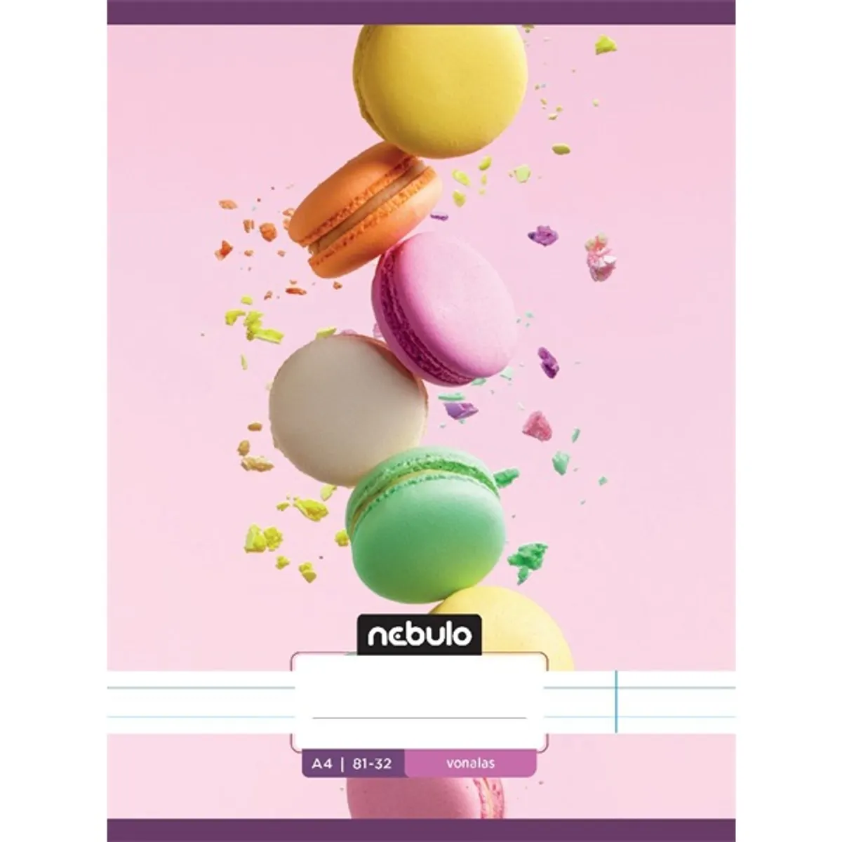 Nebulo Vo-Ld-A4 L-Design füzet 32 lap vonalas tűzött #7
