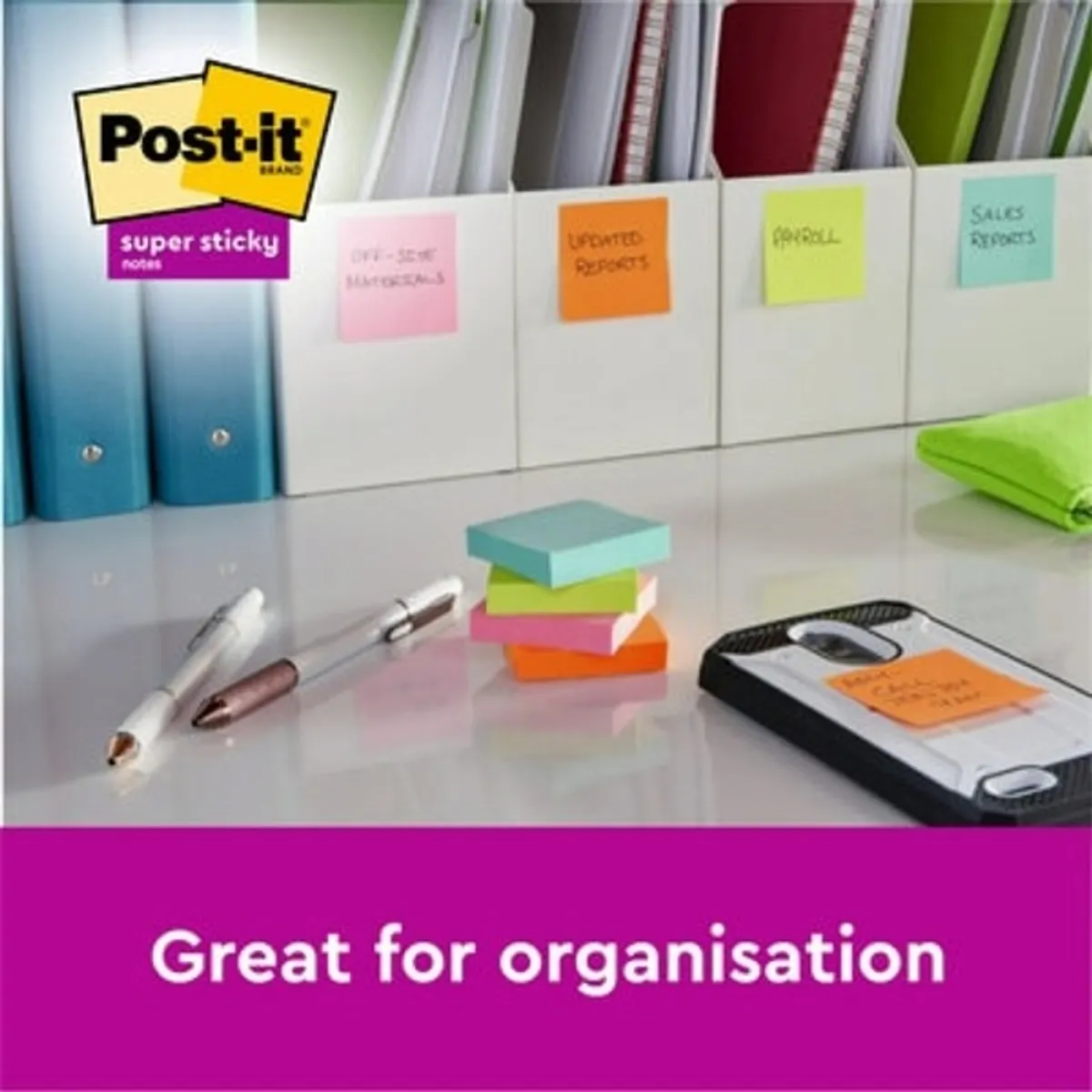Post-it 7100263845 Jegyzettömb 76x76mm kék 90 lap öntapadós 6 tömb csomag 100 PEFC SGSCH-PEFC-COC-110078 #2