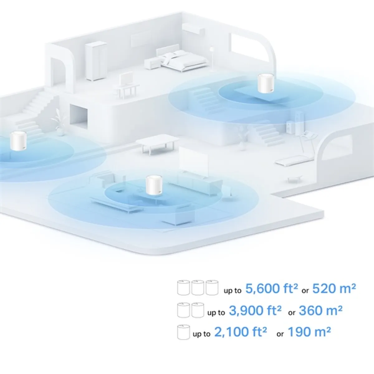 TP-LINK Deco X10(1-PACK) Deco X10 AX1500 5 GHz 1201 Mbps 2.4 GHz 300 Mbps 2x Gigabit port #4