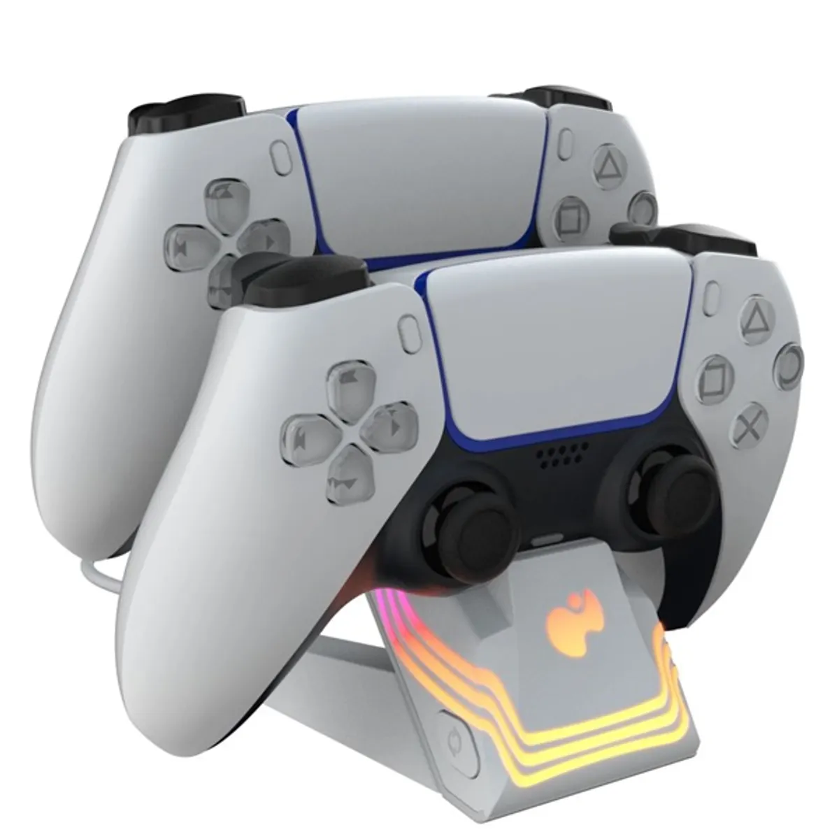 PDP 052-022-WH Afterglow Wave töltőállomás RGB fehér PlayStation 5 #4