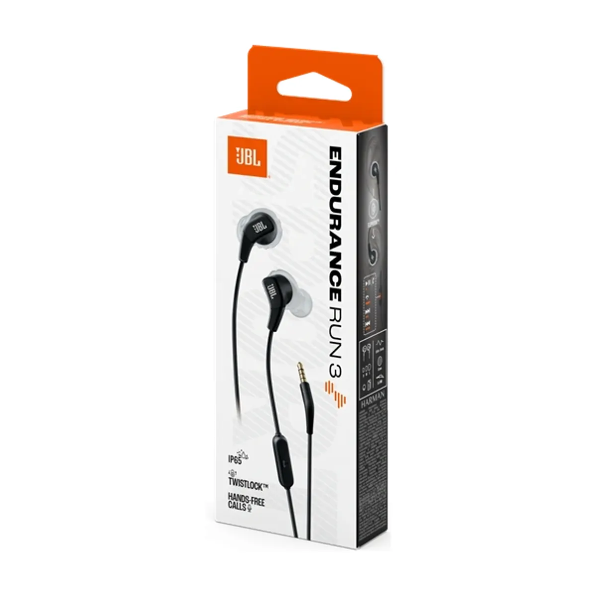 JBL ENDURRUN3BLKG Endurance Run 3 fülhallgató sport 8 mm 16 Ohm IP65 mikrofonos fekete-szürke #7