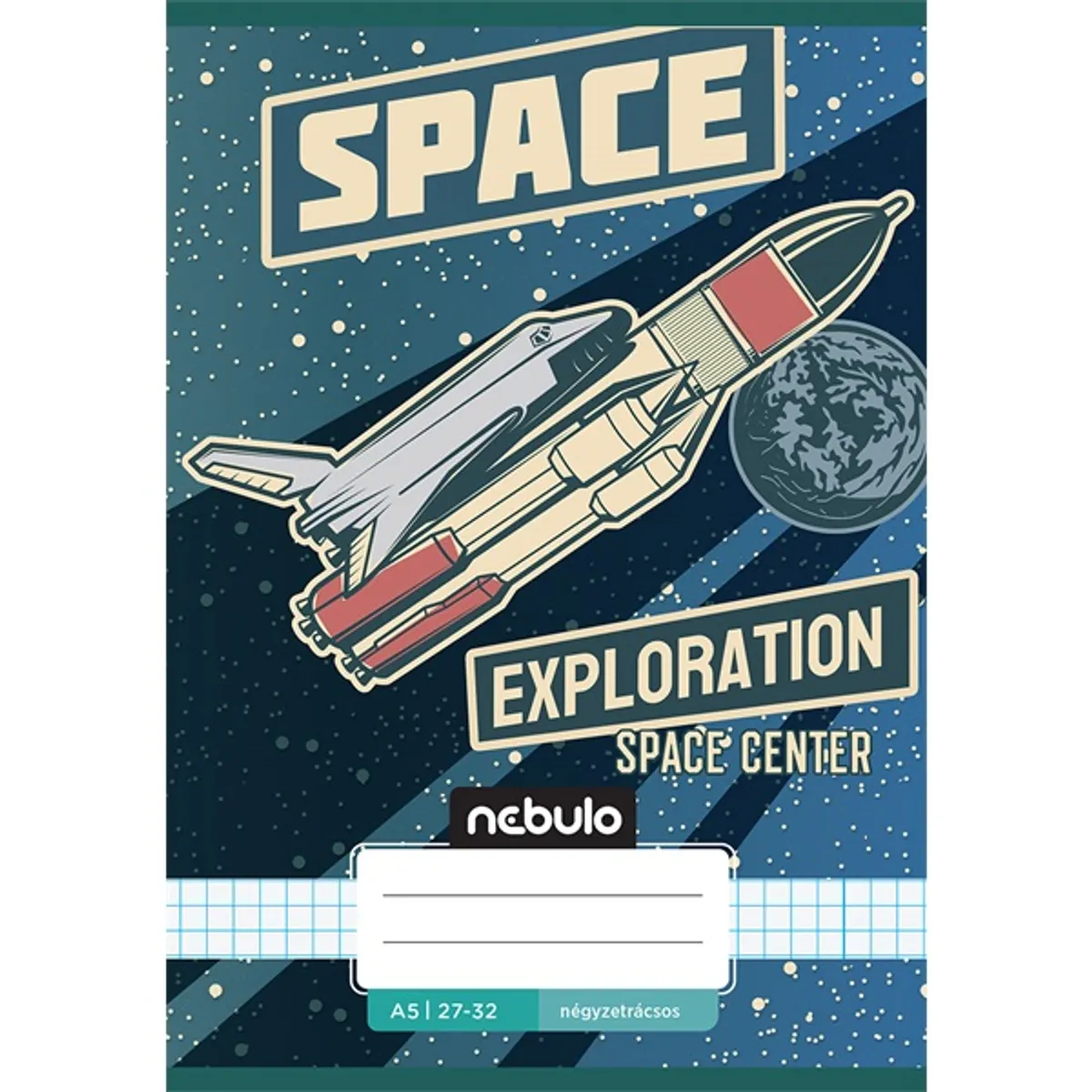 Nebulo NR-2-VM-A5 füzet sima matt fólia A5 40 lap álló tűzött #8