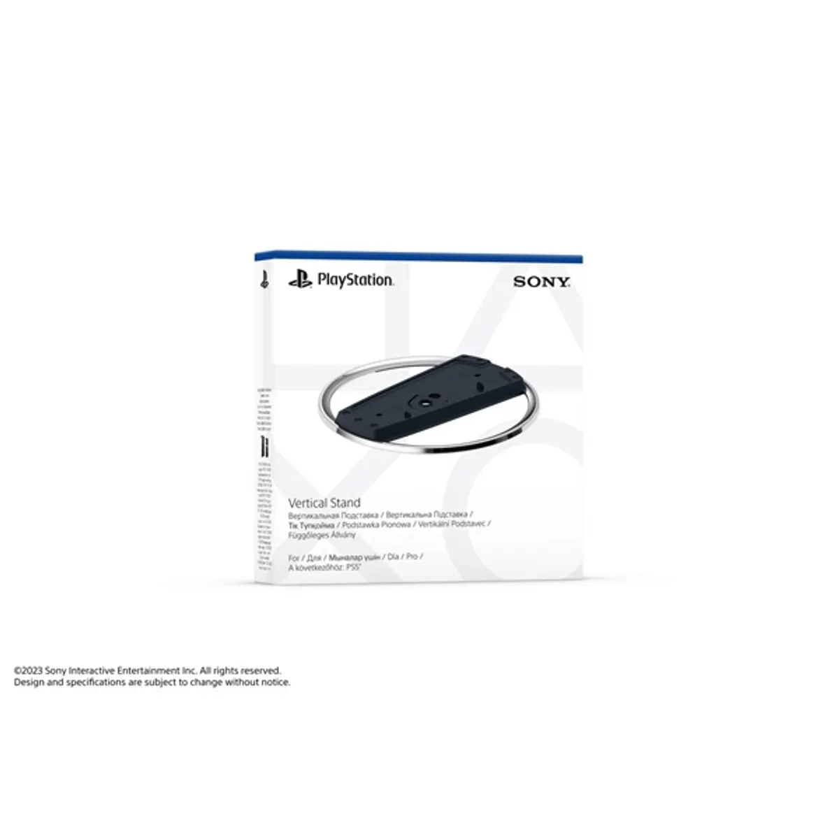 SONY 2808875 PlayStation 5 függőleges állvány ezüst-fekete #1