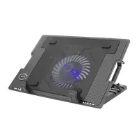 SBOX CP-12 Notebook hűtőpad 17,3" usb hub 1 ventilátor 800-1200 RPM fekete