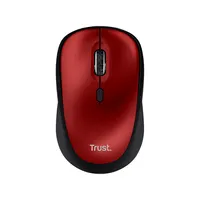 Trust 24550 Yvi red kompakt vezeték nélküli optikai egér 2,4 GHz RF DPI 800 1600 USB vevőegység