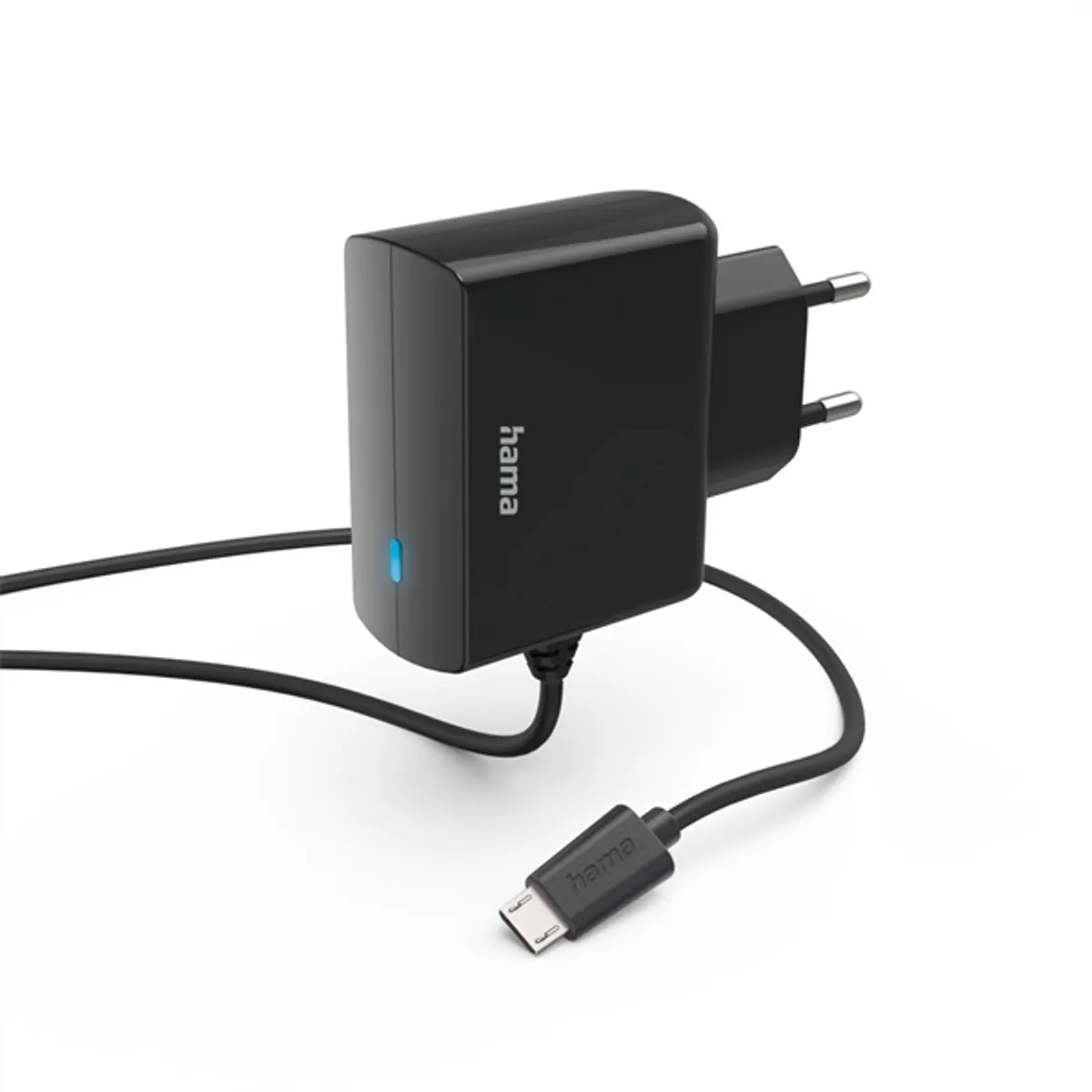 Hama 00201617 micro usb töltő fekete #1