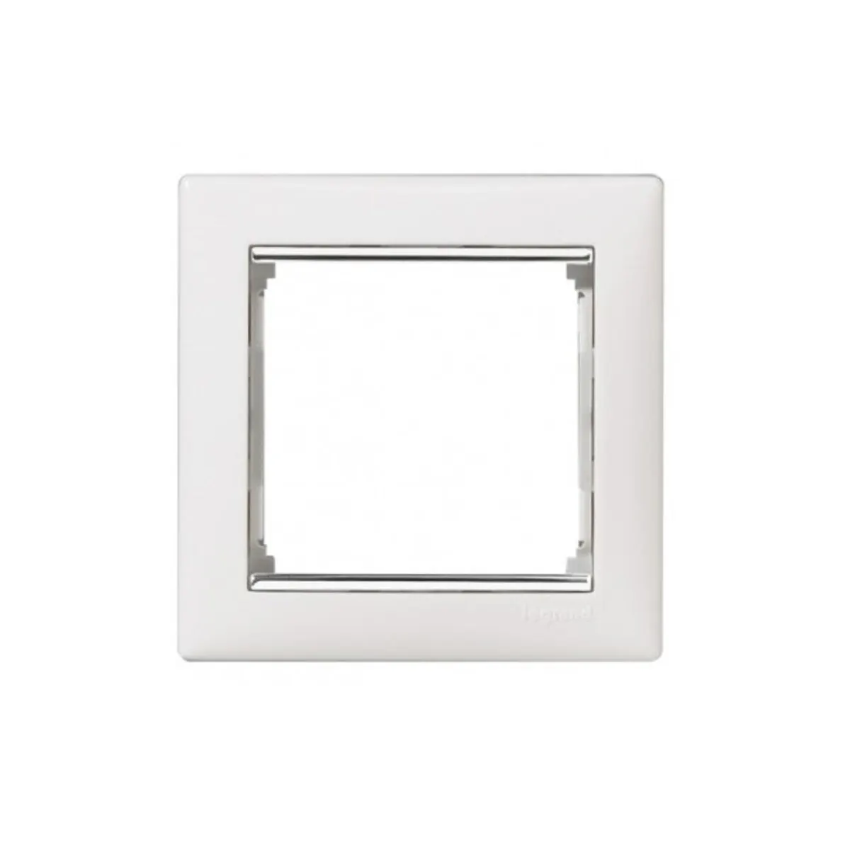 Legrand 770491 Valena keret 1-es fehér ezüst #1