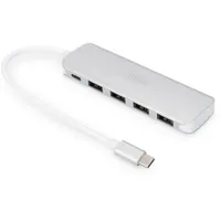 DIGITUS DA-70242-1 USB Type-C 4 portos USB 3.0 hub