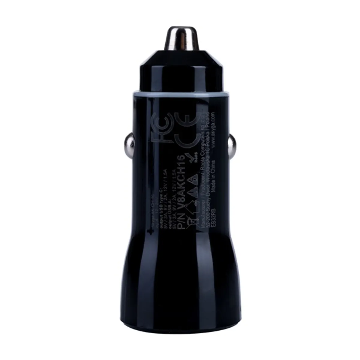 AKYGA AK-CH-16 usb-a usb-c pd autós töltő 12-24v 36w qc 3.0 5-12v #5
