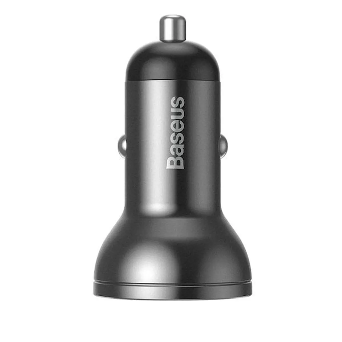 BASEUS CCBX-0G autós töltő 2x USB-A 24W LCD kijelző 12-24V #1