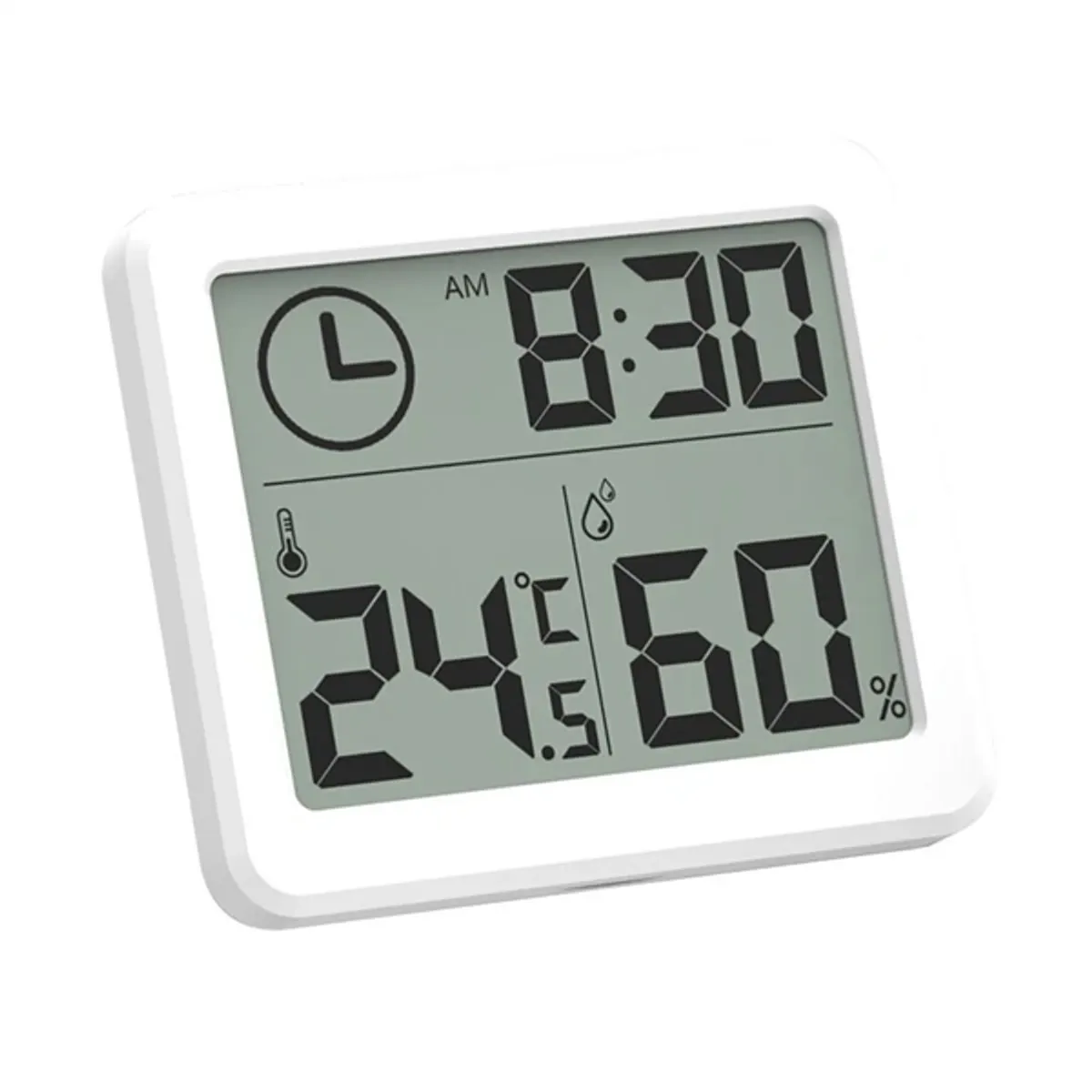TOO WS-301-W Időjárás állomás Fehér 12-24 órás formátum LED kijelző hőmérséklet °C és °F #1