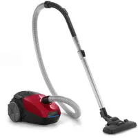 Philips FC8243/09 PowerGo porszívó piros-fekete, porzsákos, Energiaosztály A, 3 l, 900 W, allergénszűrő, 9 m mozgástér #2