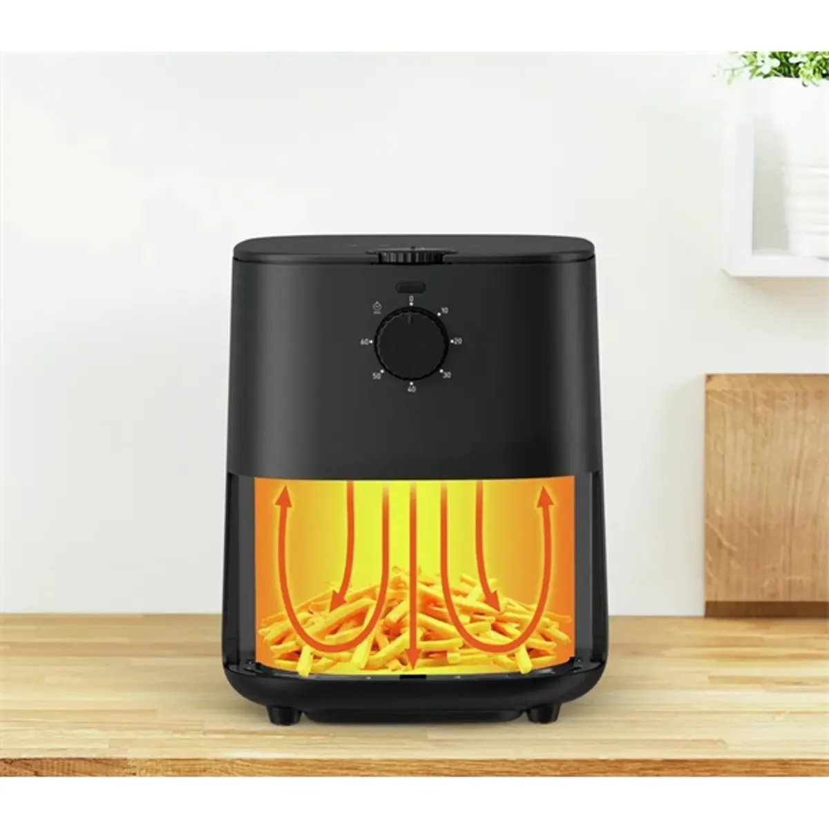 TEFAL EY130815 Easy Fry Essential 3,5 L Légkeveréses 14 W időzítő kivehető edény #4