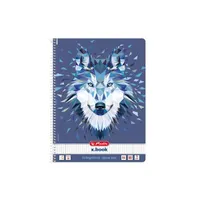 Herlitz 50027774 spirálfüzet mintás A4 80 lap kockás 70 g m2 perforált margóval álló
