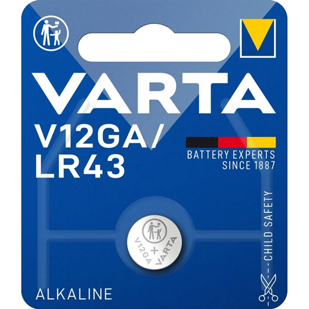 Varta 4278101401 LR43 alkáli gomb elem 1db #3