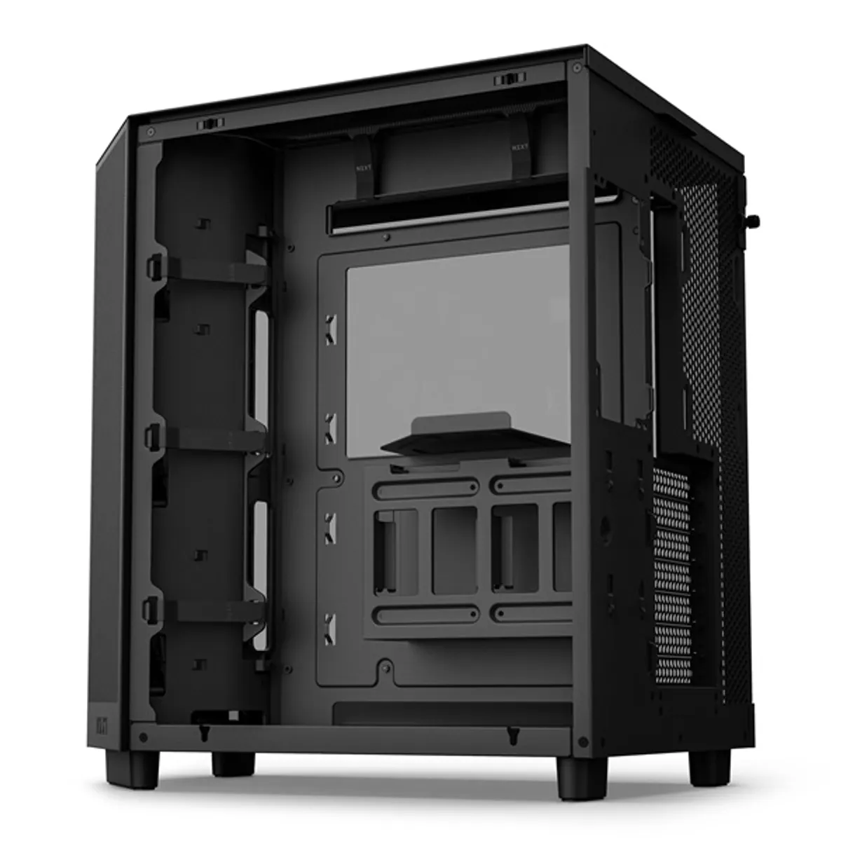 NZXT CC-H61FB-R1 H6 Flow RGB 3x120mm RGB ventilátor, táp nélküli, edzett üveg, ATX, fekete #6