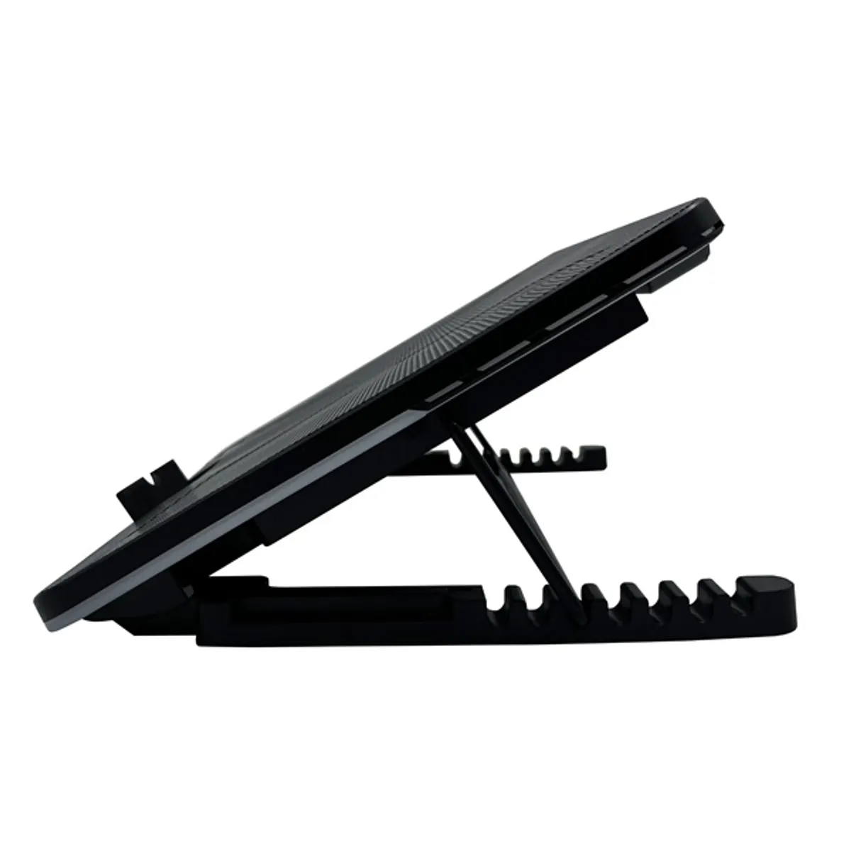 FROGGIEX FX-PC-P2-R HyperCooling Notebook hűtőpad 6 ventilátor USB hub RGB fekete 15.6" #3