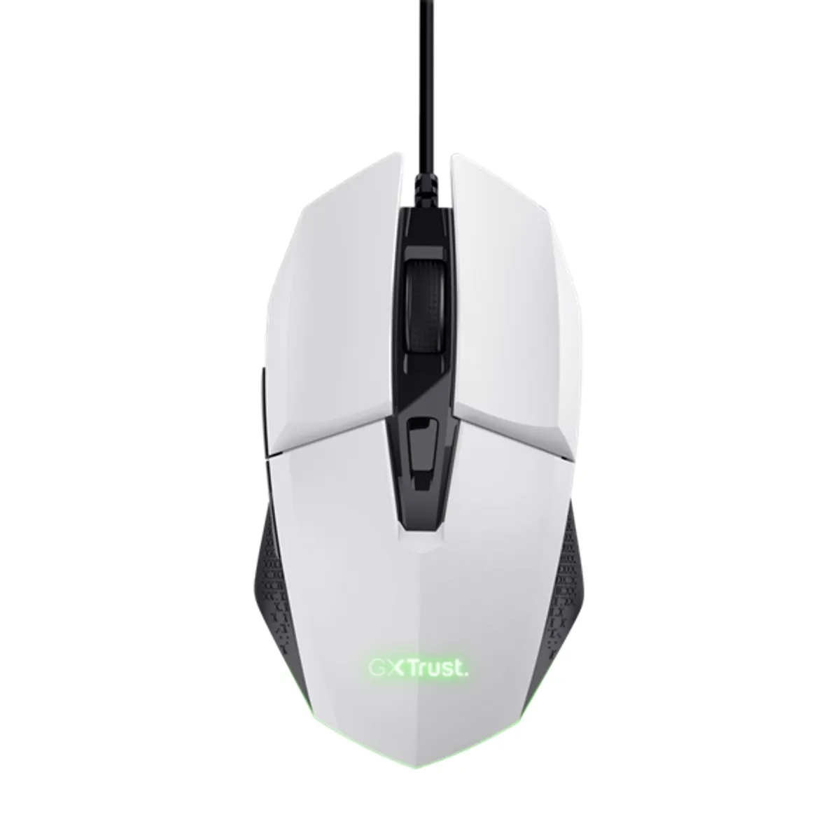 Trust 25066 GXT109W Felox fehér dpi 200-6400 6 gomb programozható rgb usb 2.0 vezetékes 150 cm #9