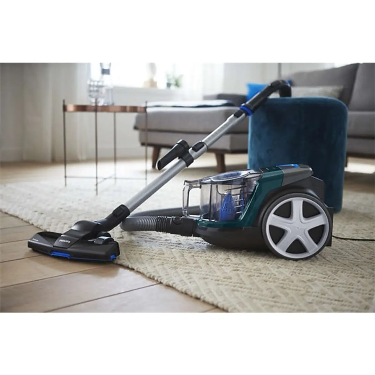 Philips FC9334/09 PowerPro Compact porzsák nélküli porszívó PowerCyclone 5 keménypadló tisztítás A energiahatékonyság #4