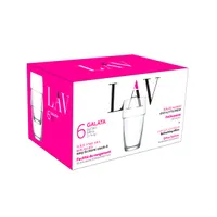 LAV LV-GLT397F Galata Long Drink 0,34 l koktélos pohár készlet 6 darabos átlátszó üveg