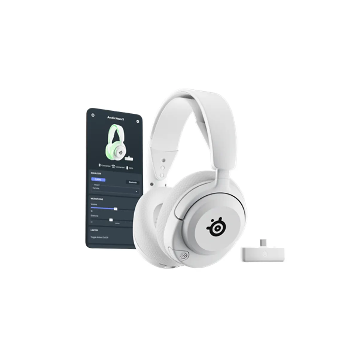 STEELSERIES 61677 Arctis Nova 5X fehér 2,4 GHz Bluetooth USB-C 60 óra 40 mm 36 ohm #1