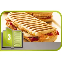 TEFAL SW854D16 Snack Collection 4in1 tapadásmentes sütőlapok 700 W #6