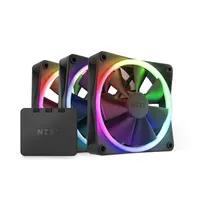 NZXT RF-R12TF-B1 Aer RGB 3 Triple 120 mm 3db PWM RGB fekete ventilátor szett