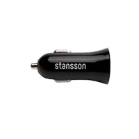 Stansson CH-100-BL autós töltő univerzális 2 USB port 2,1A 12-24V fekete
