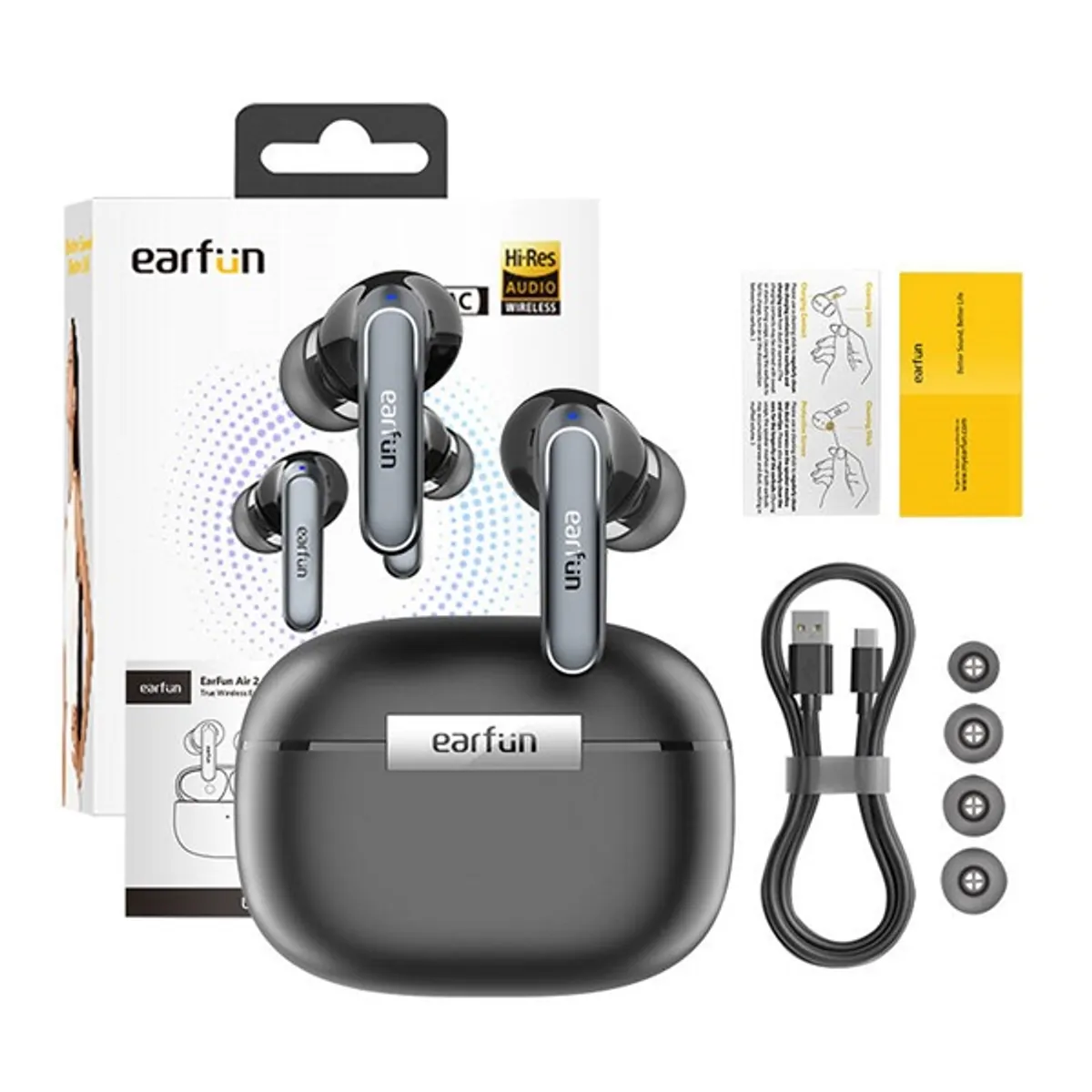 EarFun TW210B Air2 True Wireless fülhallgató 10 mm IPX7 Bluetooth 5.3 #2