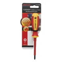 HANDY 10571 Csavarhúzó PZ1 80 mm mágneses fej 1000V-ig szigetelt markolat #3