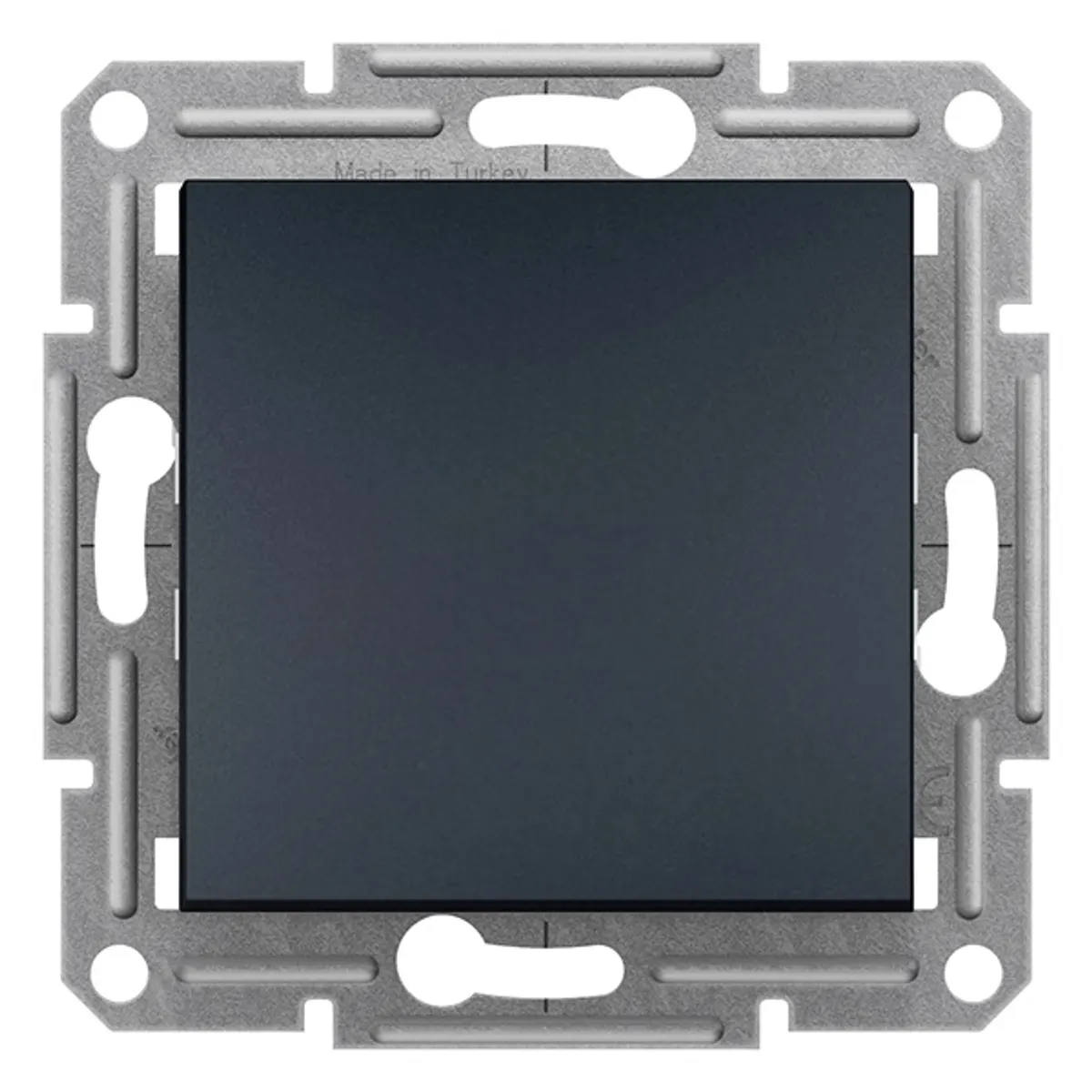 Schneider EPH0700171 Asfora Egypólusú nyomó rugós bekötésű antracit 10A IP20 #1
