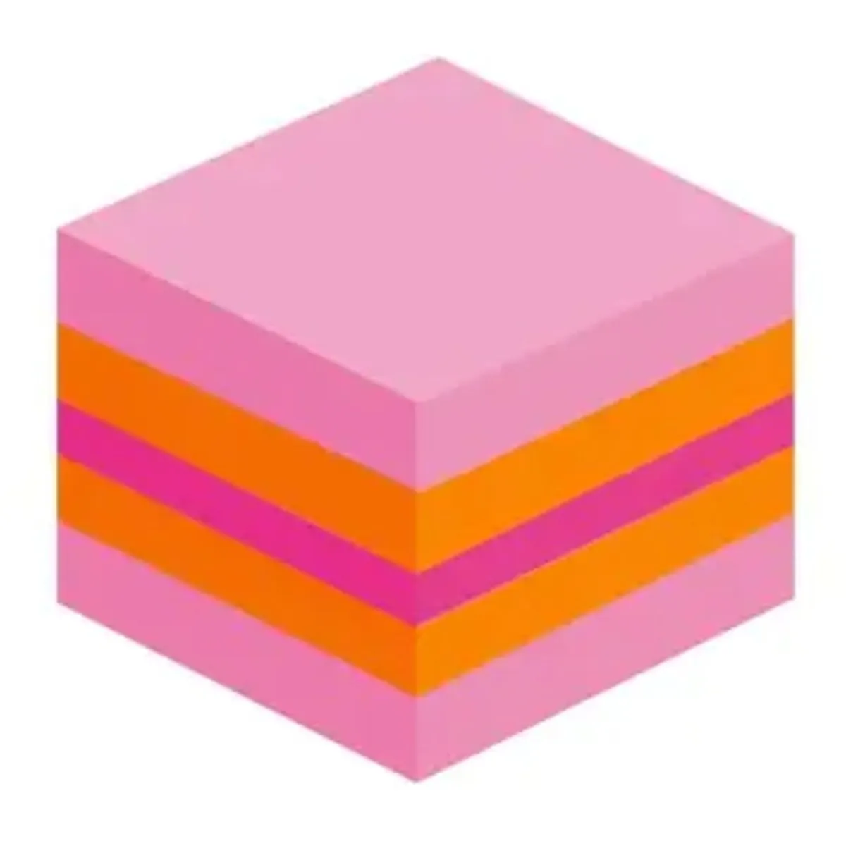 POST-IT 7100172395 mini jegyzetkocka 51x51mm 400 lapok többszínű öntapadó PEFC #6
